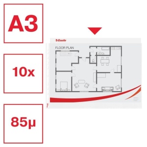 Filă protecție transparentă Esselte, A3, 85 microni, 10 buc/set3