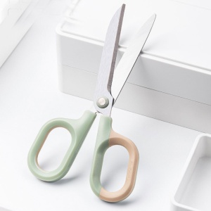 Foarfecă birou bicoloră Nusign Deli, 14.5 cm2