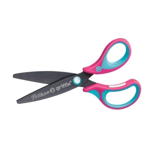 Foarfeca Griffix pentru dreptaci 14cm Lovely Pink Vrac - Img 2