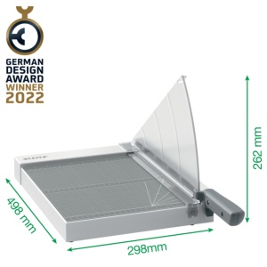 Ghilotina Leitz Home Precision, A4, 8 coli, gri2