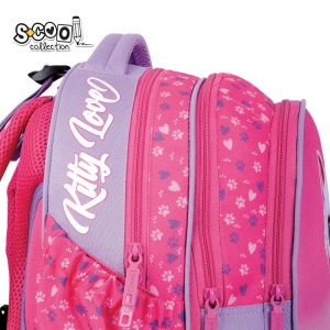 Ghiozdan anatomic KITTY LOVE - S-COOL, 39x33x18 cm5