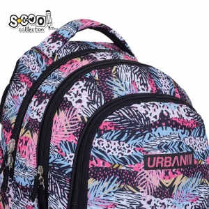 Ghiozdan anatomic light PATTERN - S-COOL, URBAN, 41x28x17 cm6