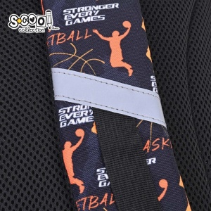 Ghiozdan băieți neechipat S-COOL 3D Basketball, 43x30x22 cm7