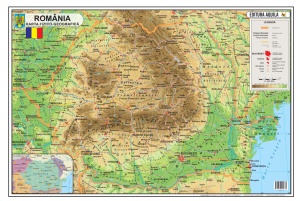 Hartă România EDA, 70x100 cm,