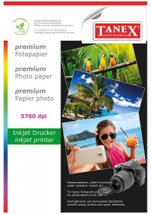 Hârtie foto lucioasă Tanex A4, 240gsm, 20 coli/top