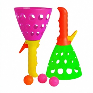 Jucării lansatoare mingi, din plastic, 2 buc/set5