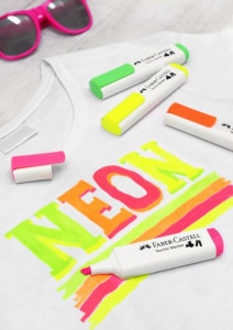 Marker textil neon Faber-castell7
