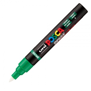 Marker UNI Posca PC-5BR, vârf pensulă, 1-4mm11