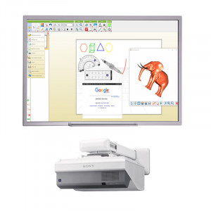 Pachet Interactiv EDU Profesional SONY UST 83" | 210 cm