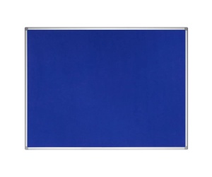 Panou din material textil, ramă aluminiu, 90x120 cm, Bi-Office
