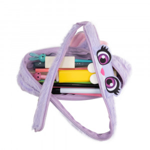 Penar cu fermoar ZIPIT Bunny Pouch - Purple - Img 2