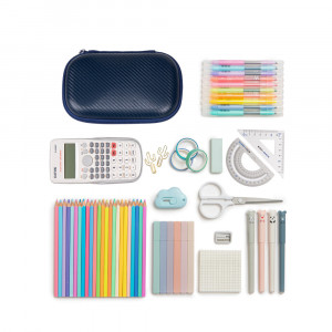 Penar cu fermoar ZIPIT Carbon Storage Box cu buzunar interior- Navy Blue - Img 9