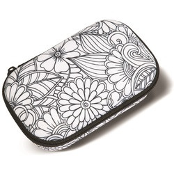 Penar cu fermoar, ZIPIT Color In Storage box - Big Flowers - Img 1