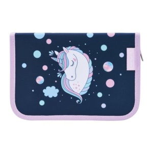 Penar echipat Herlitz, 31 piese, 2 clape, motiv Unicorn Dreams3