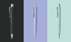Pix cu mecanism si grip Faber-Castell Poly Ball