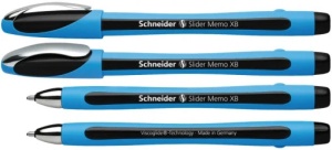 Pix fără mecanism Schneider Slider Memo XB, rubber grip, accesorii metalice6