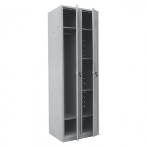 PRIME B811 • Vestiar 2 uși cu un compartiment cu 4 polițe 600x450x1800LxlxH (mm) / Dimensiuni exterioare - Img 2