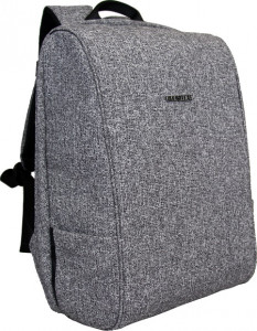 Rucsac BESTLIFE Travel Safe - gri/negru - laptop 16 inch, charge pentru USB si TypeC conectori - Img 1