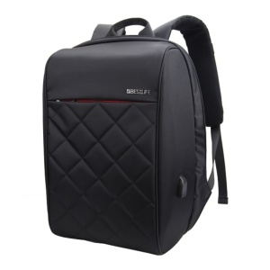Rucsac BESTLIFE Travel Safe - negru - laptop 16 inch, charge pentru USB si TypeC conectori - Img 2