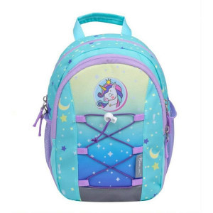 RUCSAC MINI KIDDY, DIMENSIUNE 23 X 20 X 9 + 6 CM, MOTIV CUTE UNICORN