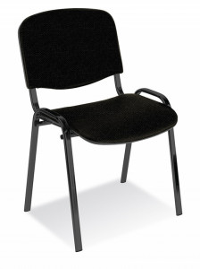 Scaun conferinte, stofa, Office Products Kos Premium - negru