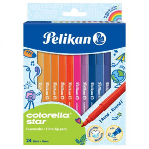 Set carioci Pelikan Colorella Star, 24 culori