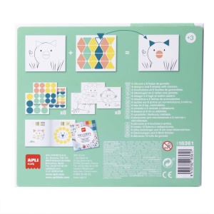 Set creativ Stickere – forme geometrice Animale2