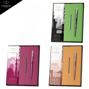 Set Pix Jotter Royal Global (New York, Tokyo, Rome) + Agendă B6 Velvet