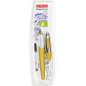 Stilou Herlitz My.pen, pentru stângaci, peniță L, blister - Img 7