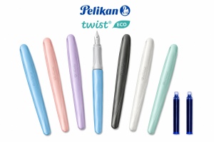 Stilou Pelikan Twist ECO din materiale reciclate, peniță M