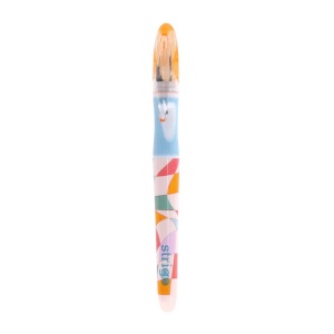 Stilou Strigo cerneală cu ștergere + 2 rezerve + dispozitiv curățare, în blister, Retro3