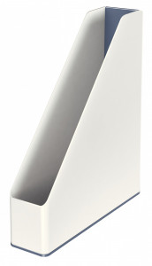 Suport vertical documente plastic Leitz WOW A4, design modern, finisaj lucios.