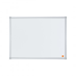 Tablă albă magnetică NOBO Essentials, oțel lăcuit, 60x45 cm, include tăviță