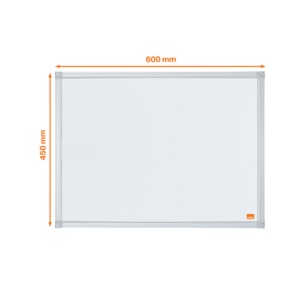 Tablă albă magnetică NOBO Essentials, oțel lăcuit, 60x45 cm, include tăviță3