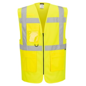 Vestă reflectorizantă Portwest BERLIN EXECUTIVE ES476, cu buzunare, 100% poliester3