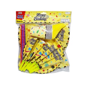 Accesorii party din carton, 36 piese/set4