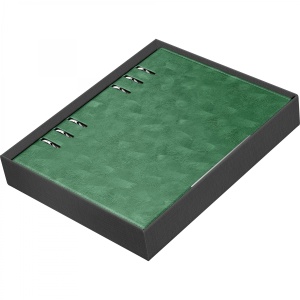 Agendă nedatată Precision Odesa Green, A5, 290 pagini, 80 g/mp, 6 inele8