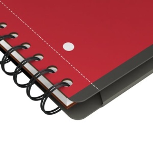 Agendă Oxford Internațional Organiser Book, A4+ 80 file, hârtie Optik 90g/mp, spiră dublă, scribzee, pătrățele, culoare gri6