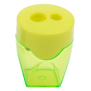 Ascuțitoare plastic dublă cu container Deli4