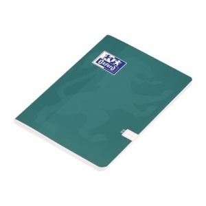 Caiet Oxford A5 48 file, hârtie Optik 80g/mp, PEFC, copertă plastifiată flexibilă soft touch, margini liniate, colțuri rotunjite, pătrățele, motiv Touch Trend3