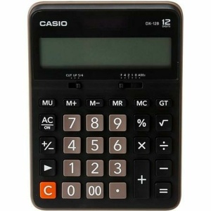 Calculator de birou Casio DX-12B, 12 digits, negru