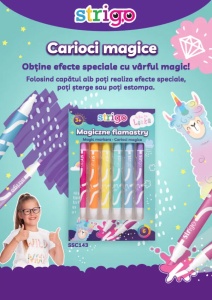 Carioci Magic Markers Strigo Lenka, 6 buc/set