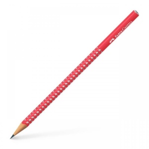 Creion grafit B Faber-castell Sparkle 2022, roșu