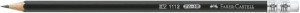 Creion grafit cu gumă Faber Castell 1112,, HB