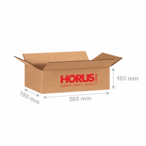 Cutie carton dreaptă 360 GR CO3 (500x190x165mm)2