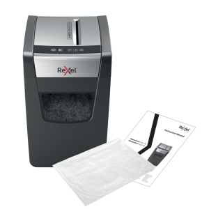Distrugător de documente REXEL MOMENTUM subțire X410-SL, 10 coli, P4, cross-cut (confeti)8