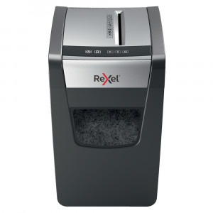 Distrugător de documente REXEL MOMENTUM subțire X410-SL, 10 coli, P4, cross-cut (confeti)