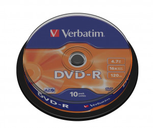 DVD+R VERBATIM 4.7GB,120min,viteza 16x,50 buc, Single Layer,Matt Silver