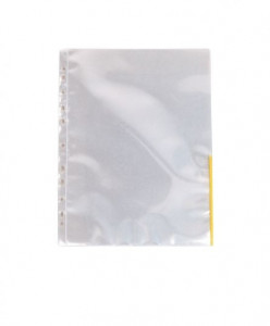 Filă protecție cristal cu margine colorată Esselte, A4, 105 microni, 100 buc/set2
