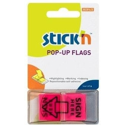 Film index autoadeziv Stick'n Pop-up, 45 x 25mm, 50 file/set
